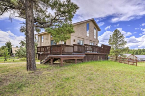 Sunny Pagosa Springs Home with Deck and Fire Pit